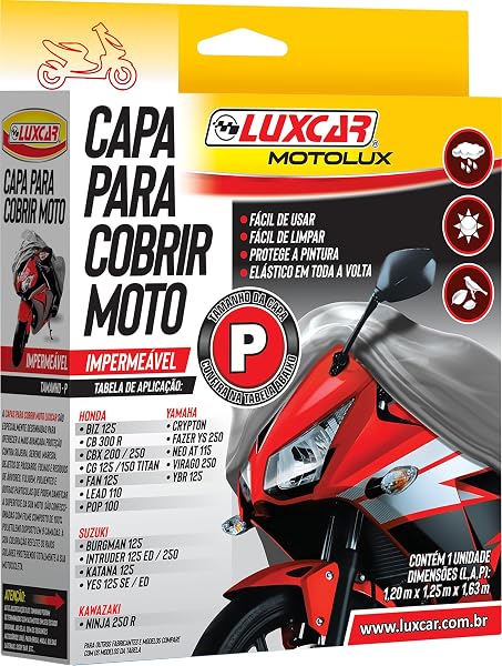 Capa para Motocicleta Motolux Luxcar