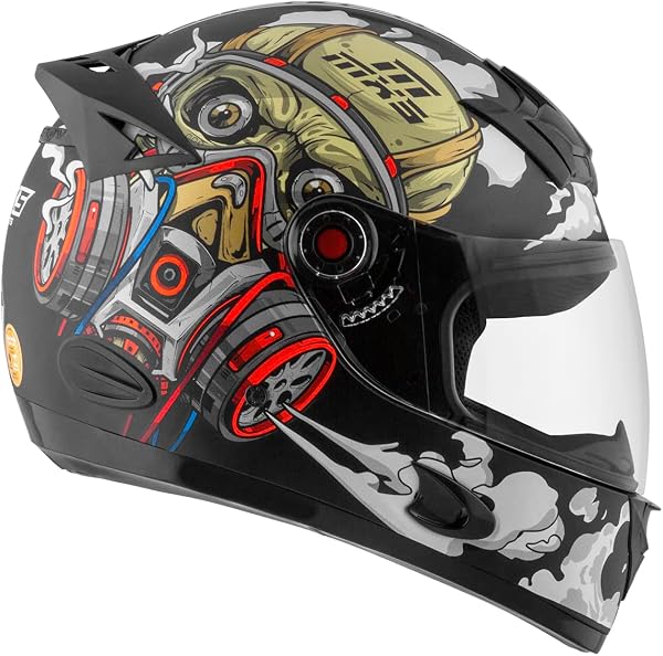 Capacete Fechado Mixs Helmets MX5 VÍrus