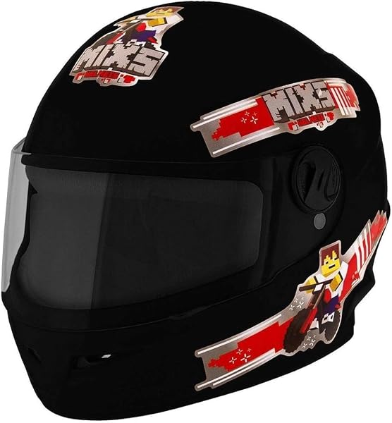 Capacete Infantil Mixs Start Blocks Preto